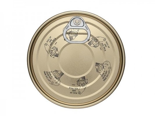 Thực phẩm đóng hộp dễ mở cuối thực phẩm đóng hộp EOE-603# (ETP TFS)